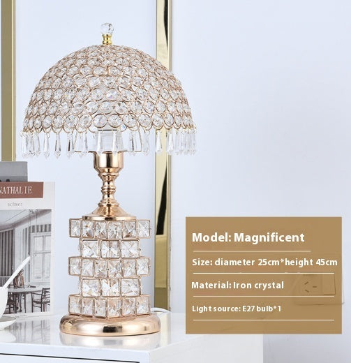 Luxurious Crystal Lights Romantic Bedroom Lighting
